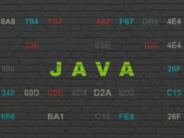 Veritabanı kavramı: Java duvar arka plan üzerinde