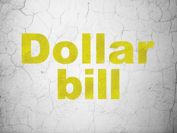 Banking concept: Dollar Bill on wall background — Stock Photo, Image