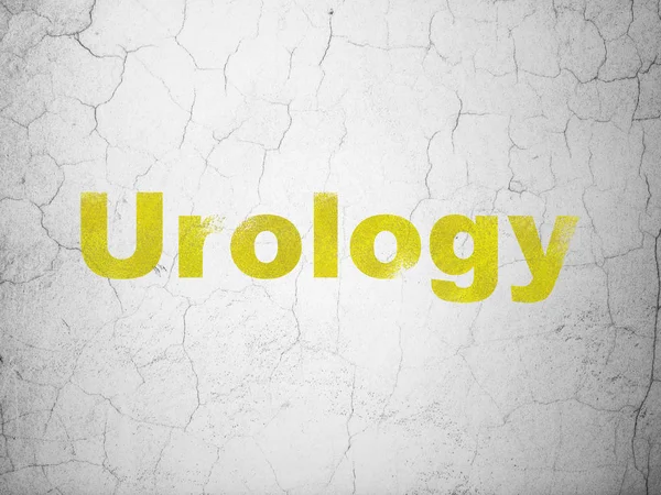 Conceito de cuidados de saúde: Urologia no fundo da parede — Fotografia de Stock