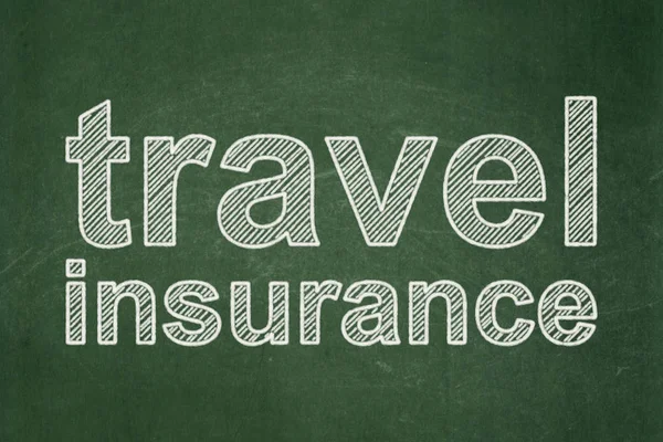 Insurance concept: Travel Insurance on chalkboard background