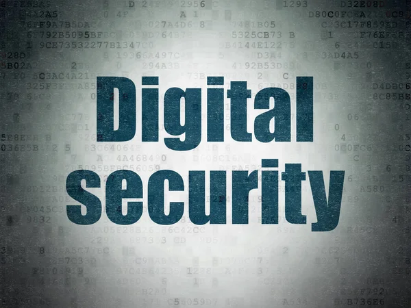 Security concept: Digital Security on Digital Data Paper background — Stock Photo, Image