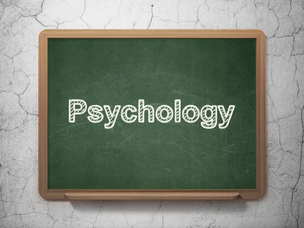 Υγειονομικής περίθαλψης έννοια: Ψυχολογία σε φόντο Μαυροπίνακας — Φωτογραφία Αρχείου