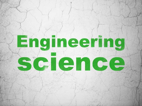 Наукова концепція: інженерна наука на фоні стіни — стокове фото