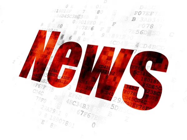 News concept: News on Digital background — Stock Photo, Image
