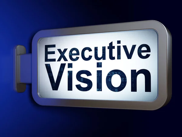 Business concept: Executive Vision on billboard background — Stock Photo, Image