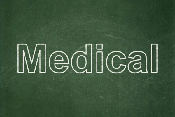 Medicine concept: Medical on chalkboard background — Stock Photo, Image