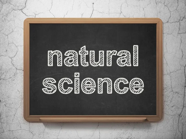 Bilim kavramı: Kara tahta arka plan üzerinde Doğa Bilimleri — Stok fotoğraf