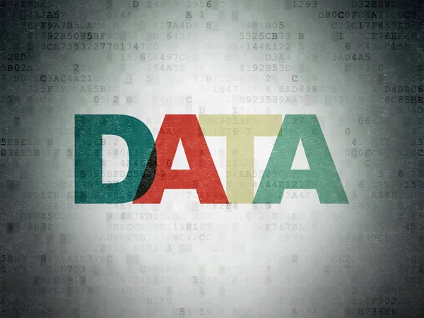 Conceito de informação: dados sobre os antecedentes do papel de dados digitais — Fotografia de Stock