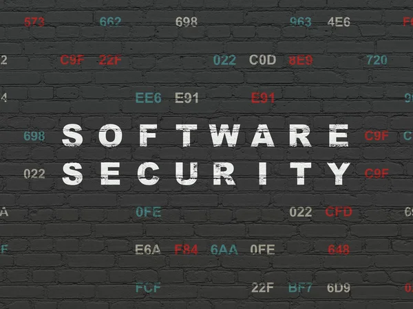 Güvenlik kavramı: yazılım güvenlik duvarı arka plan üzerinde — Stok fotoğraf