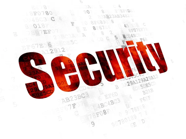 Protection concept: Security on Digital background — Stock Photo, Image