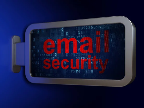 Protection concept: Email Security on billboard background — Stock Photo, Image