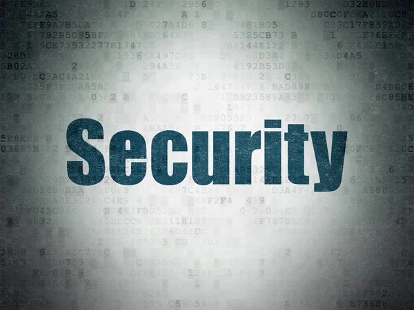 Datenschutzkonzept: Sicherheit auf digitalem Datenpapier — Stockfoto