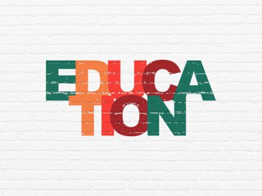 Eğitim kavramı: duvar zemin üzerine eğitim