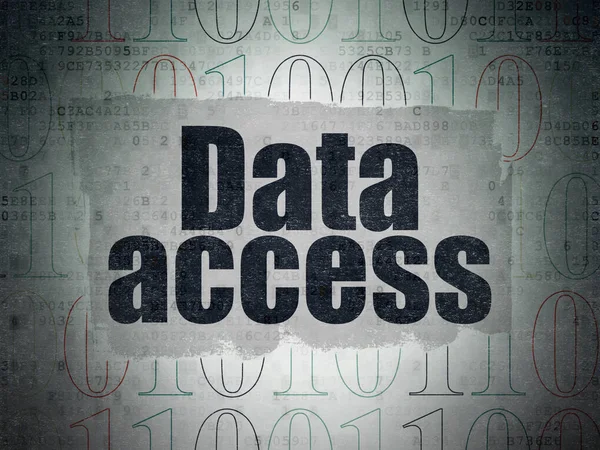 Pojęcie danych: dostęp do danych na tle cyfrowych danych papierze — Zdjęcie stockowe