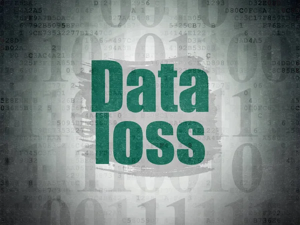 Datenkonzept: Datenverlust auf digitalem Datenpapier Hintergrund — Stockfoto