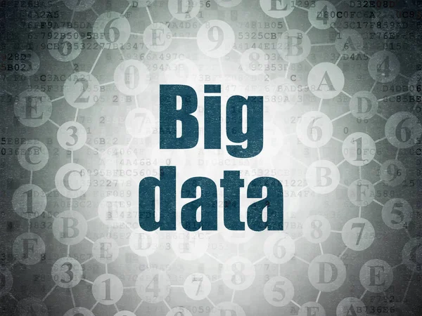 Gegevens concept: Big Data op digitale Data-Paper achtergrond — Stockfoto