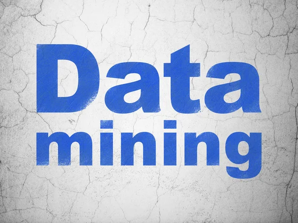 Data concept: Data Mining on wall background — Stock Photo, Image