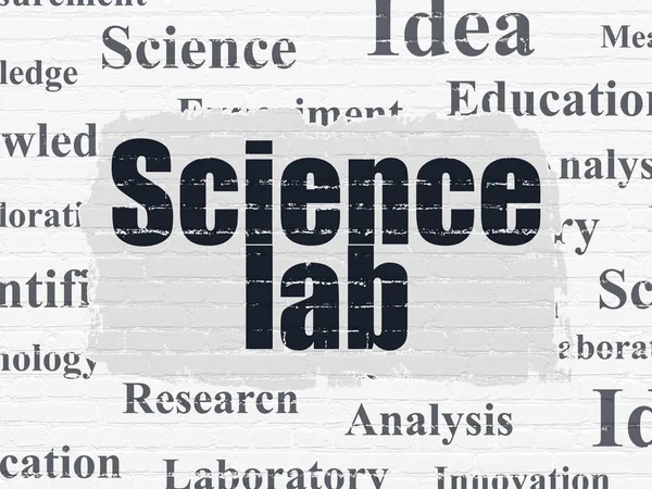 Science concept: Science Lab on wall background — Stock Photo, Image
