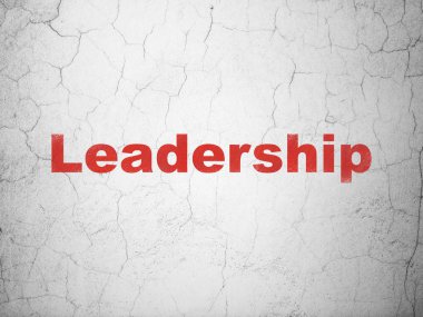 Ekonomi kavramı: duvar arka plan üzerinde liderlik