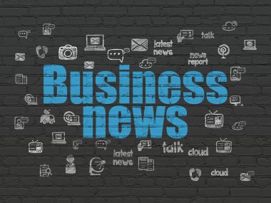 Haber kavramı: duvar arka plan iş haberleri