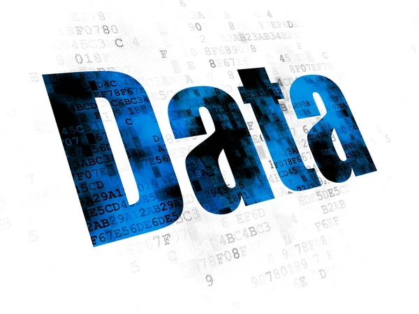Concetto di informazione: dati sullo sfondo digitale — Foto Stock