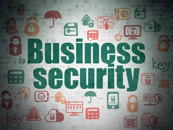 Conceito de segurança: Business Security on Digital Data Paper background — Fotografia de Stock