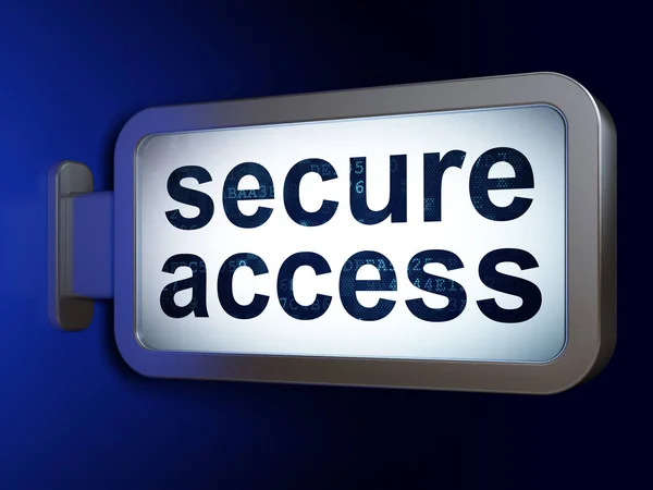 Security concept: Secure Access on billboard background — Stock Photo, Image