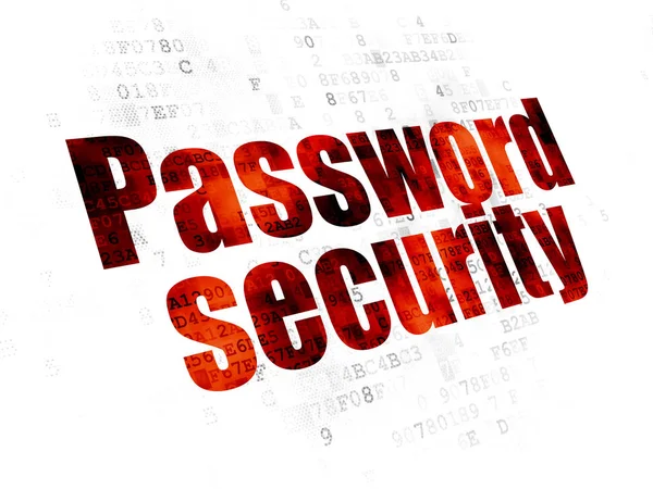 Concetto di protezione: Password Security su sfondo digitale — Foto Stock