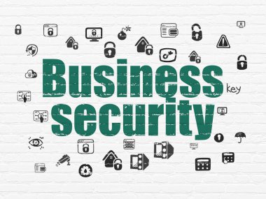 Koruma kavramı: duvar arka plan iş güvenliği