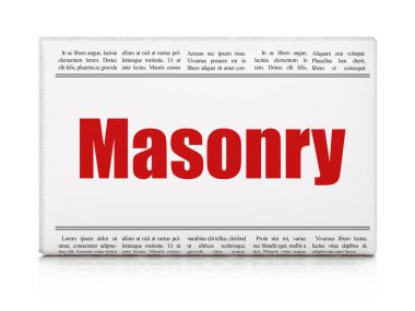 İnşa kavramı: gazete başlığı duvar