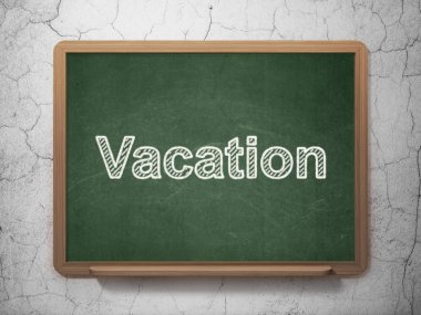 Seyahat kavramı: Kara tahta arka plan tatil