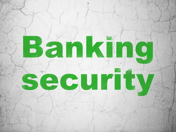 Koncepcja bezpieczeństwa: bankowość bezpieczeństwa na tle ściany — Zdjęcie stockowe