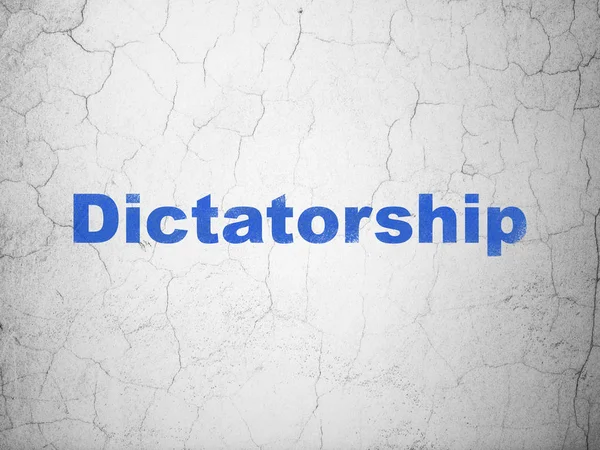 Concepto político: Dictadura en el fondo de la pared —  Fotos de Stock
