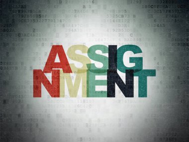 Hukuk kavramı: dijital veri kağıt arka plan atama