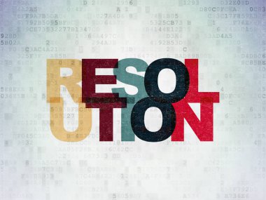 Hukuk kavramı: çözünürlük dijital veri kağıt arka plan üzerinde