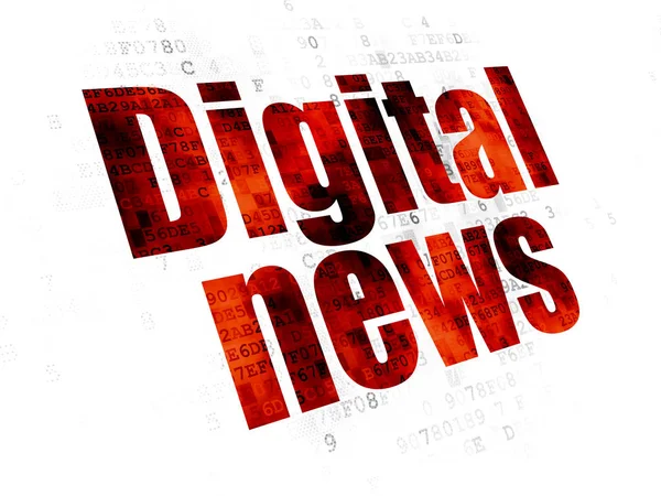 News concept: Digital News on Digital background