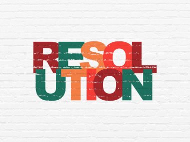 Hukuk kavramı: çözünürlük duvar arka plan üzerinde