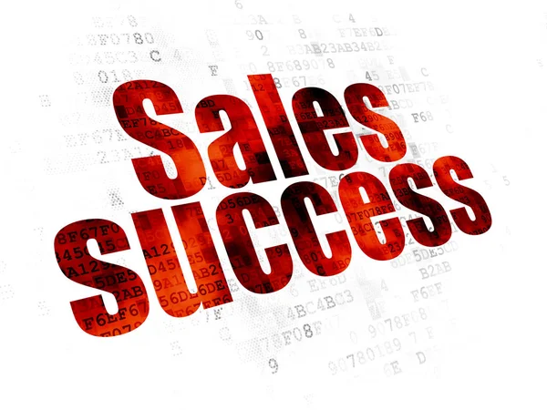 Advertising concept: Sales Success on Digital background — Stock Photo, Image