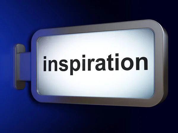Hirdetési koncepció: inspiráció a billboard háttér — Stock Fotó