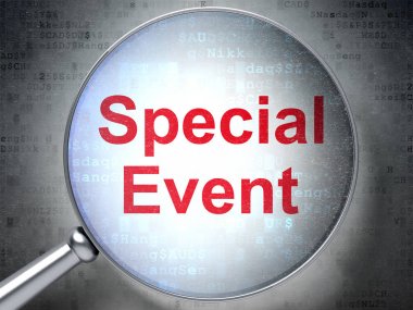 Ekonomi kavramı: özel olay ile optik cam