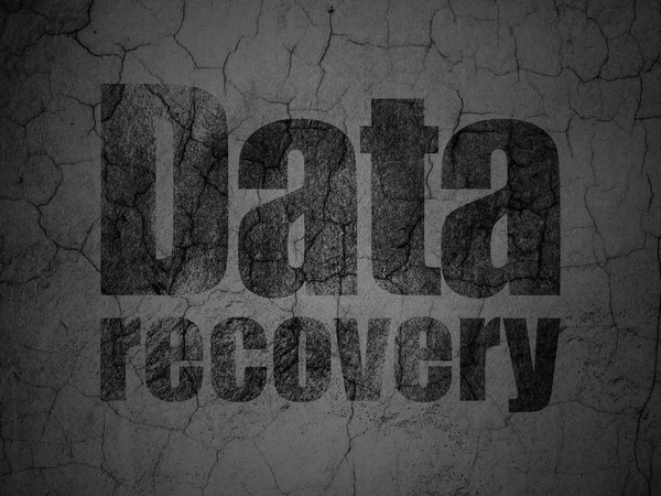 Data concept: Data Recovery on grunge wall background — Stock Photo, Image