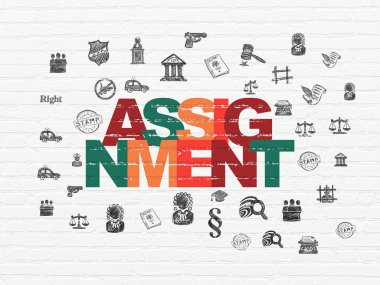 Hukuk kavramı: duvar arka plan atama