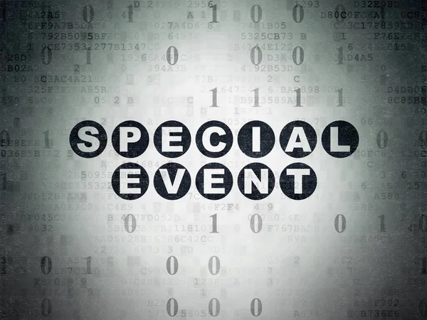 Finance koncept: Special Event på Digital Data papper bakgrund — Stockfoto