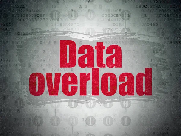 Data koncept: Data överbelastning på Digital Data papper bakgrund — Stockfoto