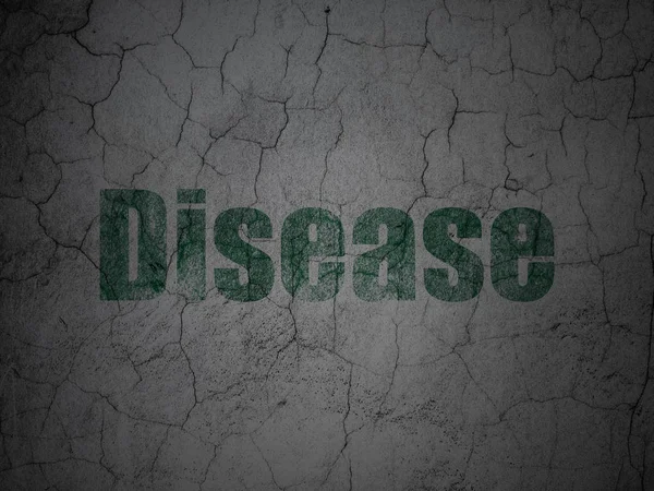 Pojęcie opieki zdrowotnej: choroby na tle ściany grunge — Zdjęcie stockowe