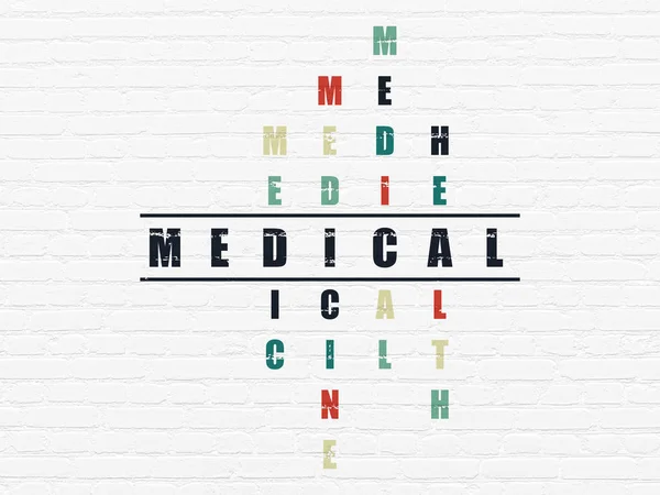 Conceito de saúde: Medical in Crossword Puzzle — Fotografia de Stock