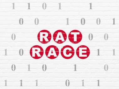 Ekonomi kavramı: keşmekeş duvar arka plan üzerinde