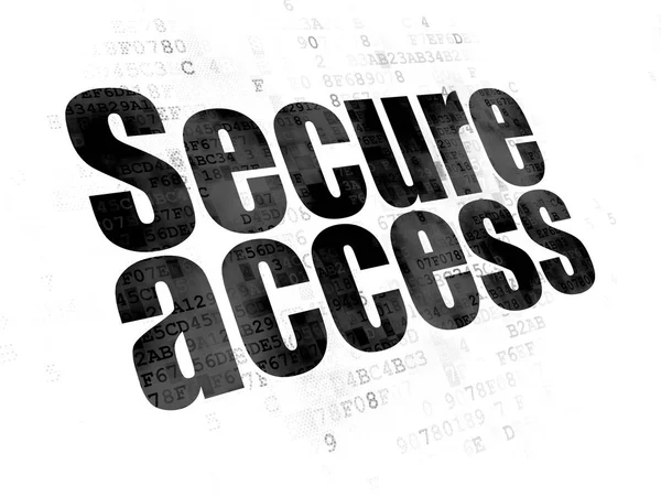 Säkerhetskoncept: säker tillgång på digital bakgrund — Stockfoto