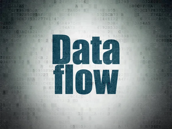 数据的概念︰ 数据流量对数字数据论文的背景 — 图库照片
