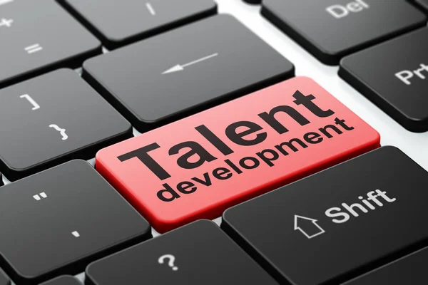 Learning concept: Talent Development on computer keyboard background — Stock Photo, Image